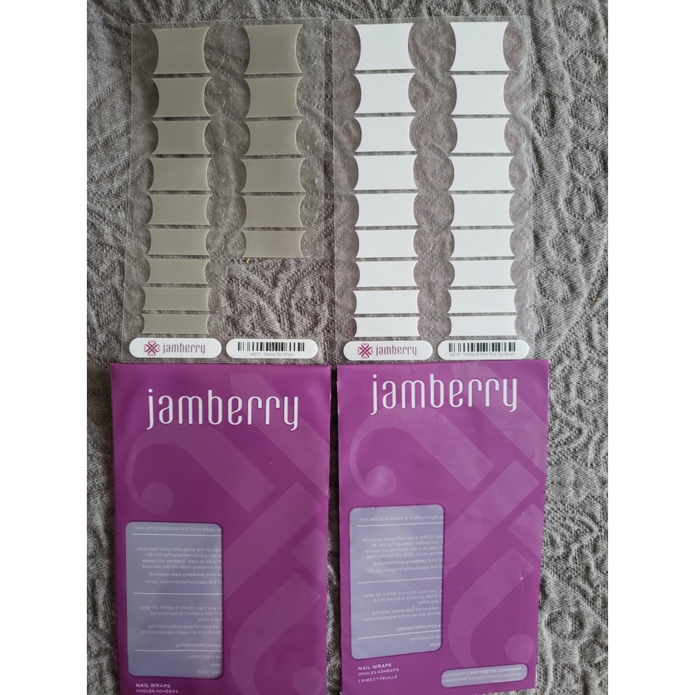 Jamberry Nail Polish French Tips Wrap Strips 💅